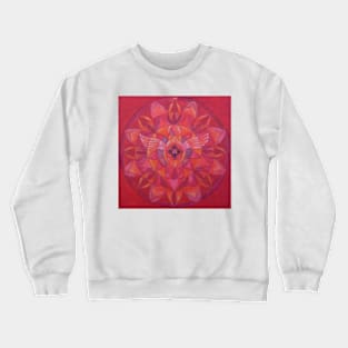 Angel base chakra free-hand mandala Crewneck Sweatshirt